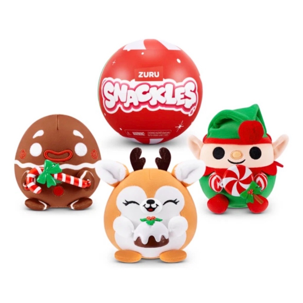 Snackles Series 2 Christmas Plush Mystery Ball